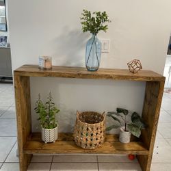 Wood Console Table