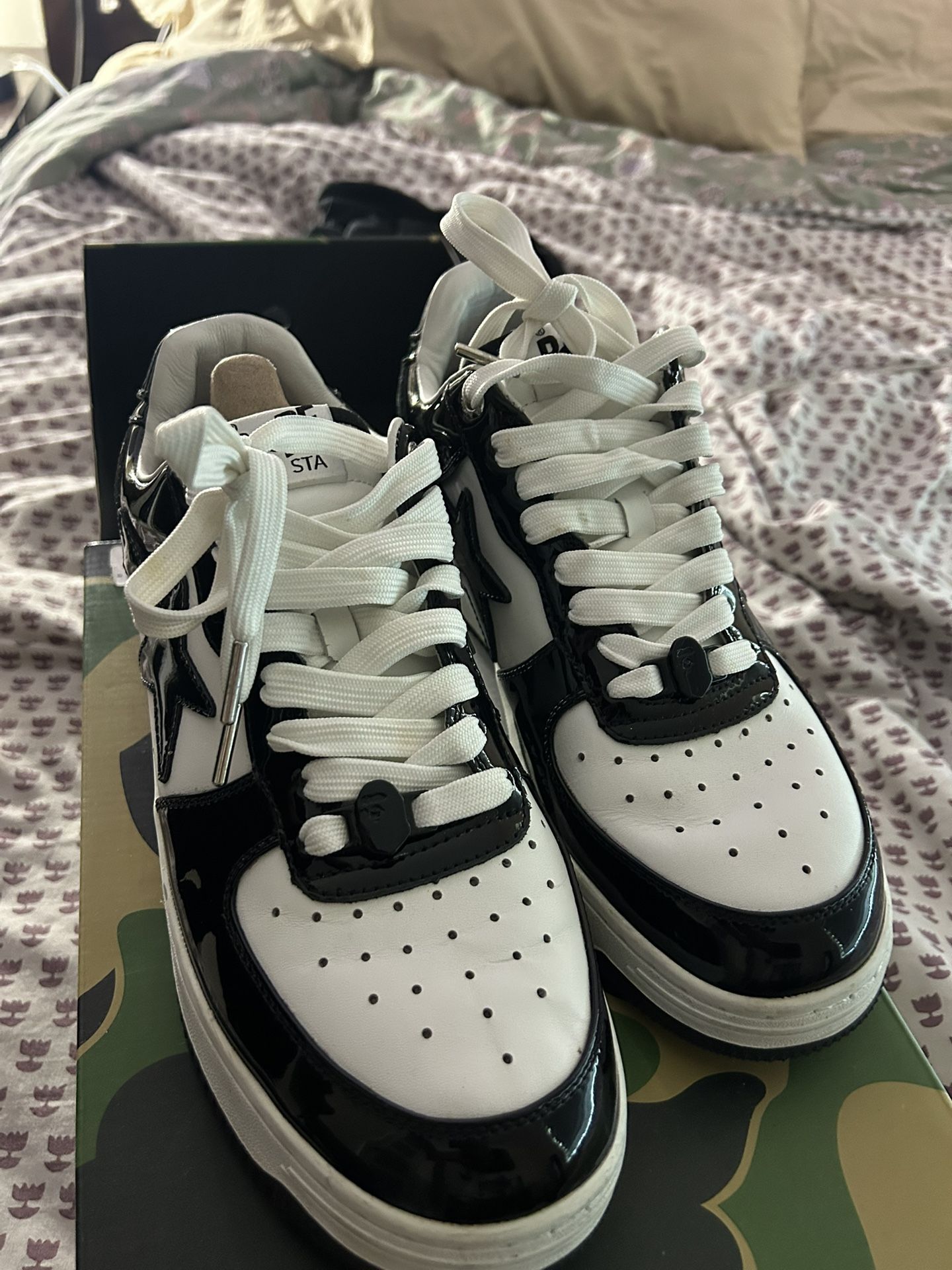 Bape Sta Black And White