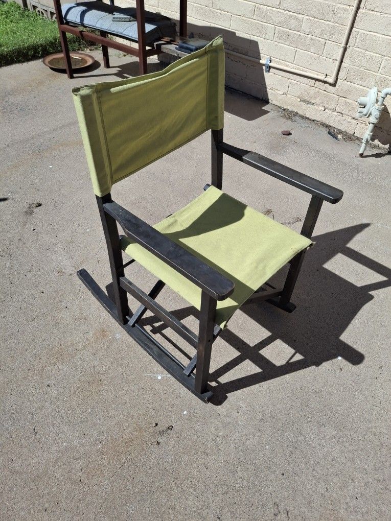 Folding Rocking Chair $7