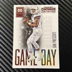 Dak Prescott Mississippi State Football Card
