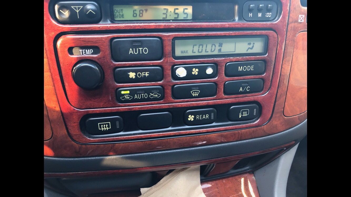 9802 Lexus LX470 Land Cruiser Climate Control AC Heat dash for Sale in