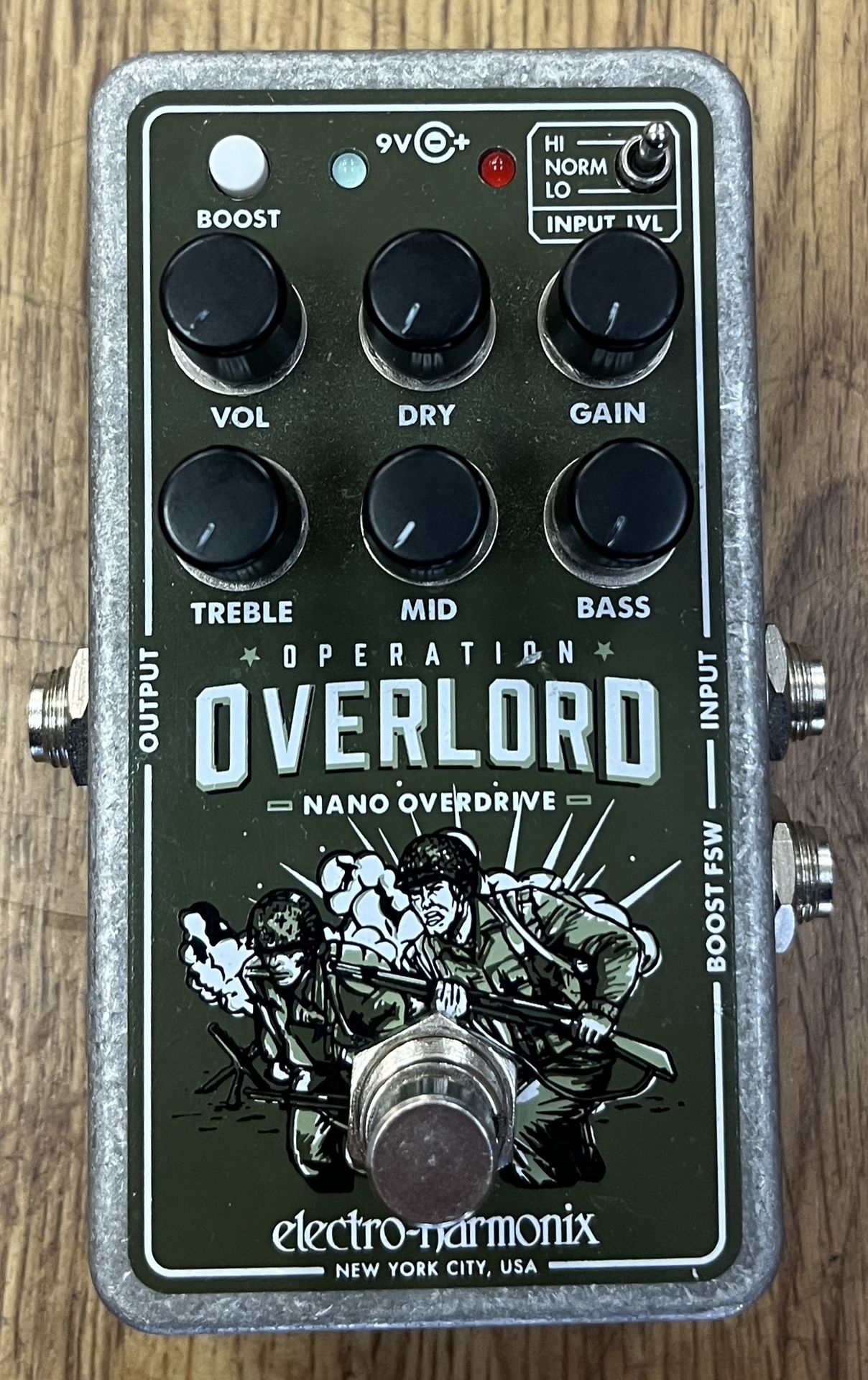 EHX NANO OPERATION OVERLORD OVERDRIVE PEDAL