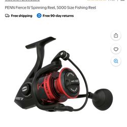 PENN Fierce IV Fishing Spinning Reel, 5000 Size 
