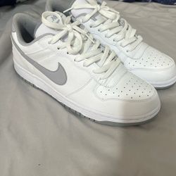 Nike Dunk White/Wolf gray Size 10