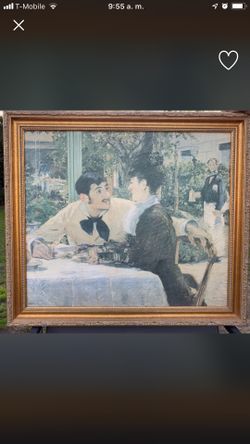 Vendo obra de Manet
