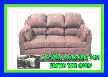 2 pc sofa. Set only $450