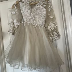 Party Dress Beige Or Champagne Color