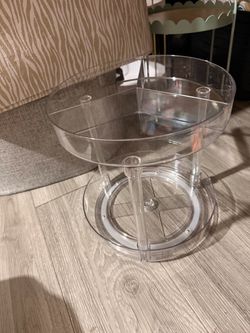 Clear Acrylic Rotating Makeup Organizer