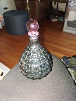 Glass Decanter with Ball Stopper