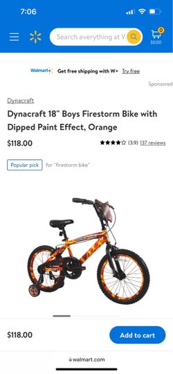 New boys bicycle with tags 18” inches