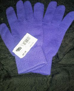 Lloyd Clarke Sports Purple Knit Gloves NEW!