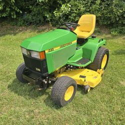 54" John deere 445 lawnmower