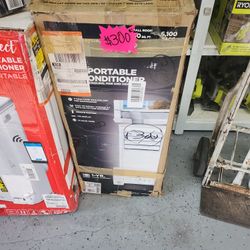 GE 3 IN 1 PORTABLE AIR CONDITIONER  COOLING FAN AND DEHUMIDIFIER