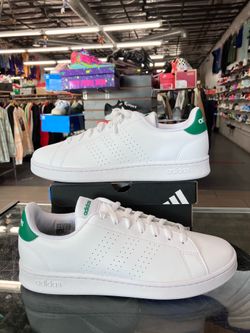 Adidas Advantage Cloud White Green