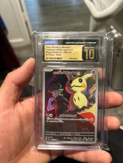 CGC Pristine 10 Team Rocket's Mimikyu Pokemon Card