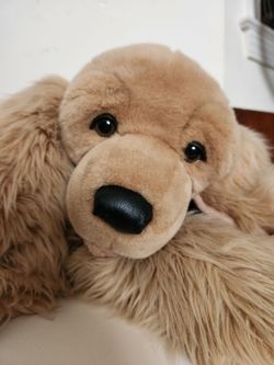 Aurora World Super Flopsie Golden Retriever 28 inches long, Cuddle/Body Pillow