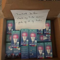 $10 each - New Kasa TP-Link Smart  - Light Bulb Full Color Changing Dimmable WiFi 1000 lumen