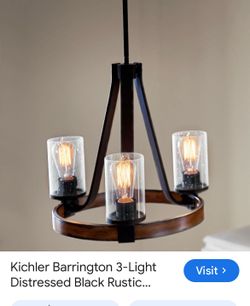 Farm house light pendant