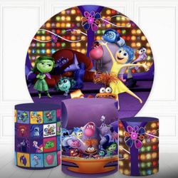 Inside Out 2 Set Backround+ Cilynders Covers 
