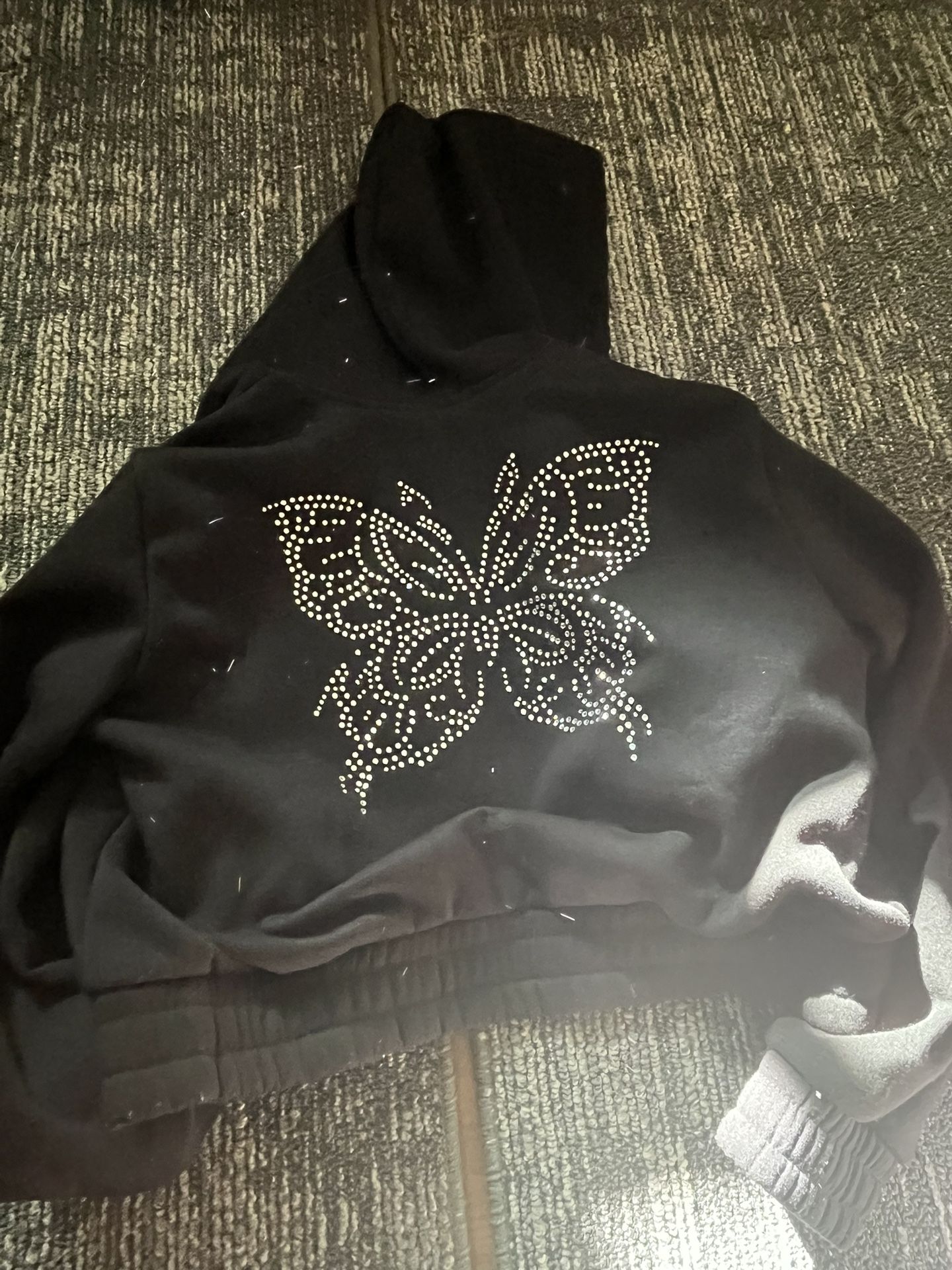 Butterfly Bedazzled Hoodie