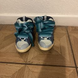 Lanvin Curb Sneakers Green/blue