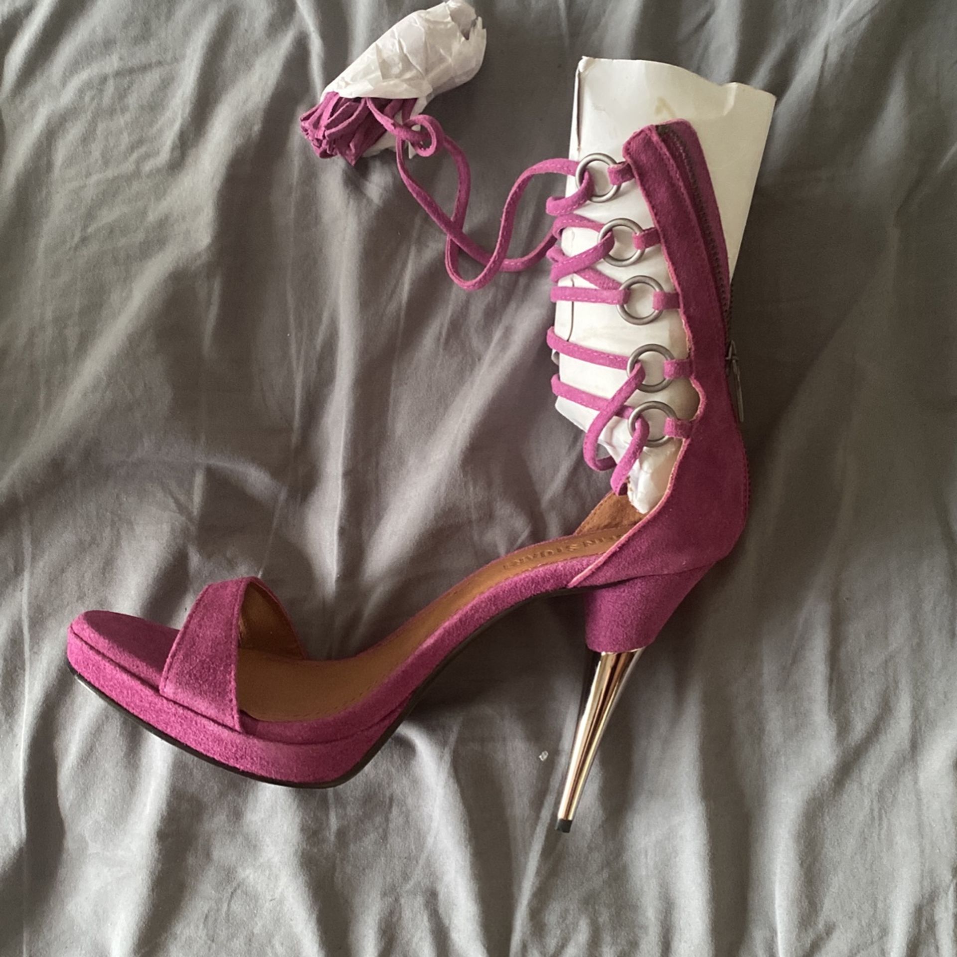 Dark Purple Heels