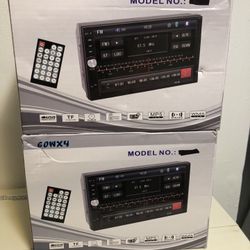 7" Car Stereo Double Din Touch Screen Car Radio Audio Receiver FM Radio Bluetooth Video Remote Control MP5/4/3 Player Android iPhone Mirror Link USB/S