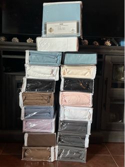 King size 4pc sheets sets/Hablo Español