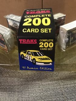 Traks racing can d set 1991 never opened