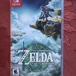Zelda Tears of the Kingdom TOTK Nintendo Switch  OLED Game Case Box Cartridge