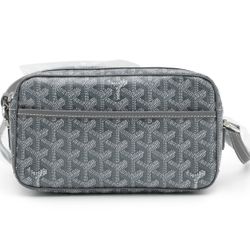 Gray Goyard crossbody bag