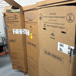 SUBZERO REFRIGERATOR 2 BOTTOM FREEZER PANEL READY 