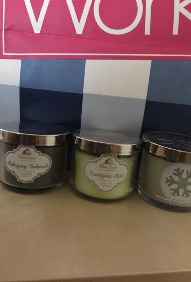 Bath and body works mini candles