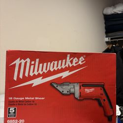milwaukee 18 gauge metal shear
