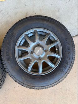 4x100 rims with tires