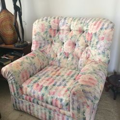 Floral Arm Chair