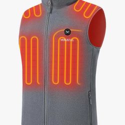 Brand New Mens Heated Fleece Vest 🔥 
