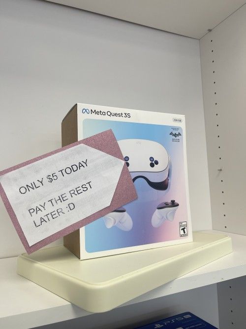 Meta Quest 3S New Pay $1 DOWN AVAILABLE NO CREDIT NEEDED