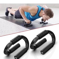 Brandnew Push Up Bars - Strong Steel Non-Slip Push up Stands for Women and Men Home Gym Strength Training Exercise Equipment with Foam Padded Grips