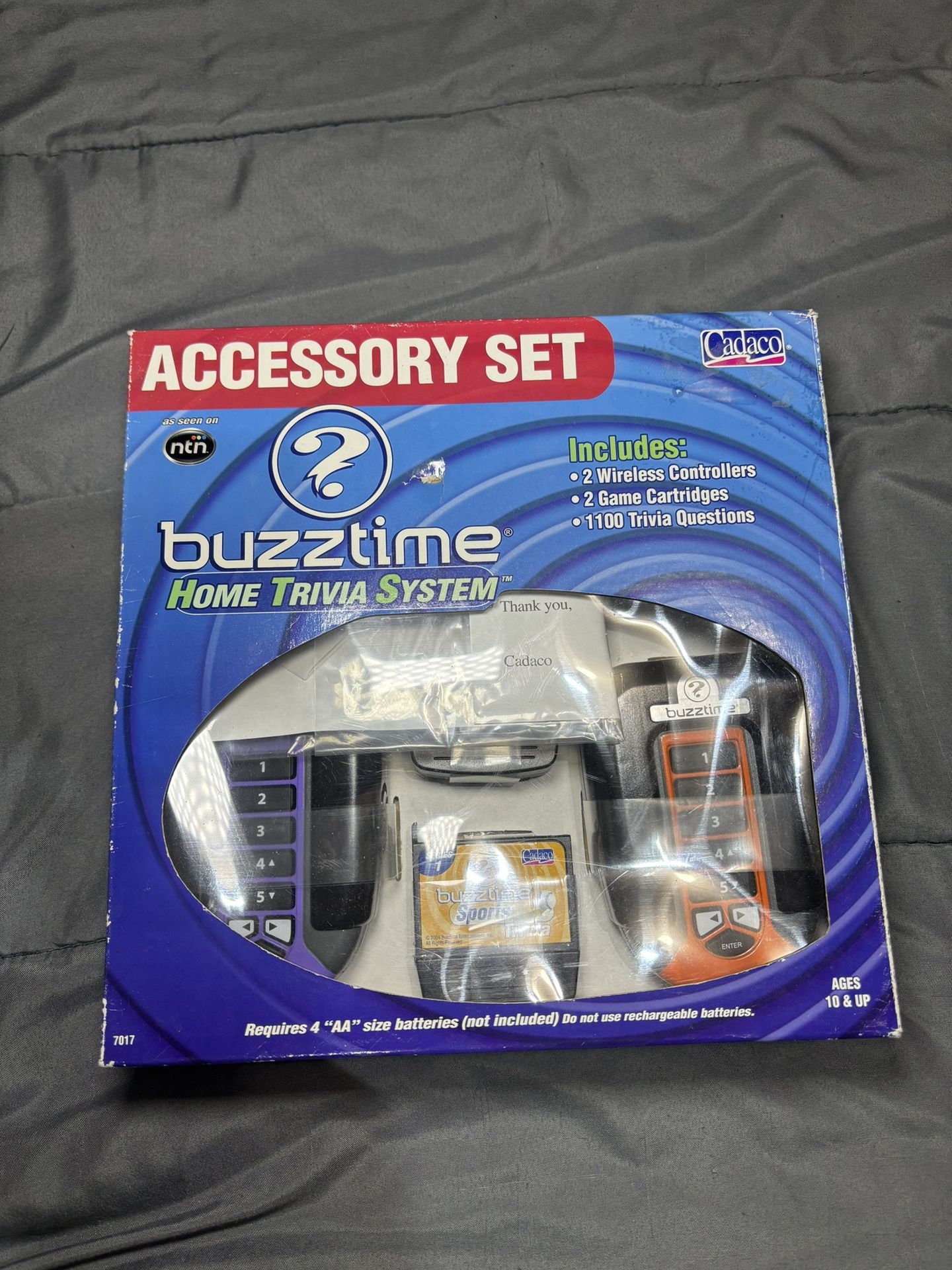 Buzztime TV Home Trivia System & Accessory Set 2004 NIB