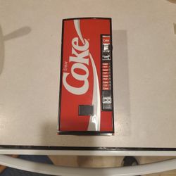 1989 COKE Coca-Cola Vending Machine  AM/FM Radio RARE