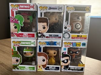Funko Pop Vinyl Figures Lot of 6