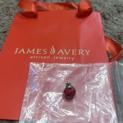 James Avery Lady Bug Retired Charm 