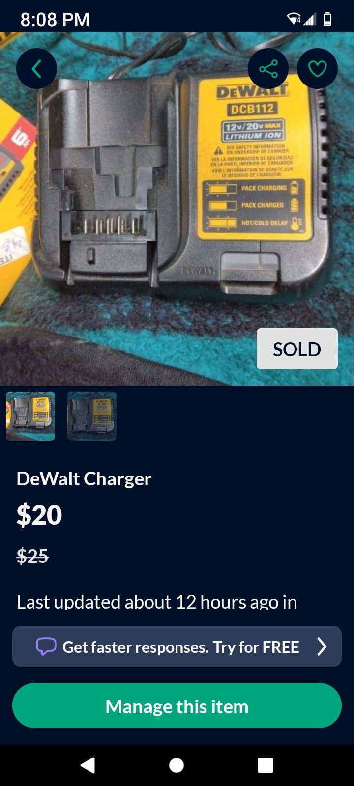 DeWalt Charger