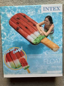 Watermelon On Popsicle Float