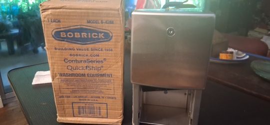 COMMERCIAL TOILET PAPER DISPENSER STAINLESS