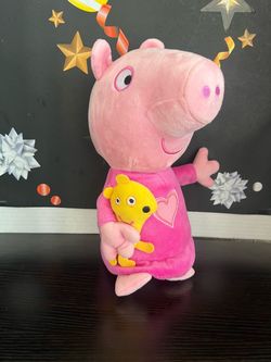 PEPPA PIG “ SLEEP N OINK” 12 INCH SOFT PLUSH!! NEW