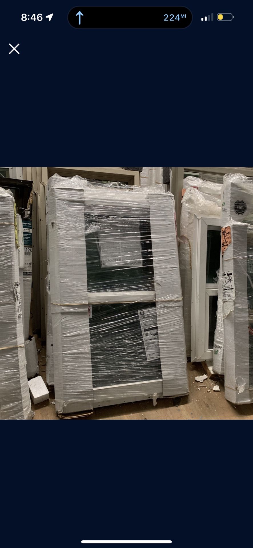 2x3 Single Hung Vinyl Window