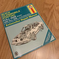 Buick Oldsmobile Pontiac Full Size Models —book