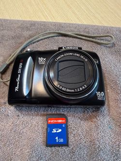 Mint Canon PowerShot SX120 IS Compact Digital Camera 10MP 10x Zoom Black